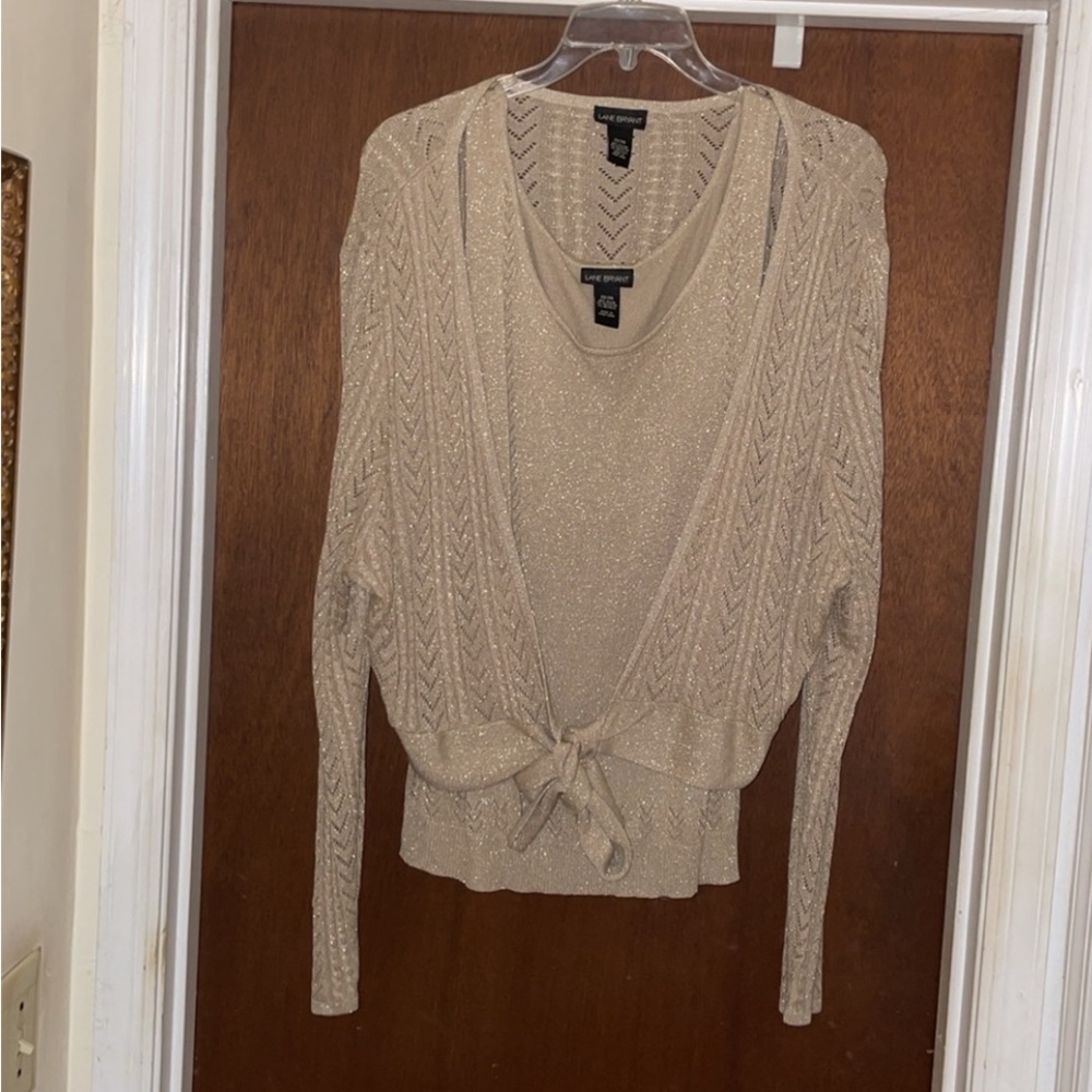 Lane Bryant shrug wrap/tank top combo.​ - Picture 3 of 7